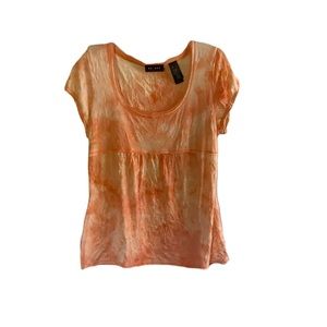 Liz Claiborne orange shirt size large